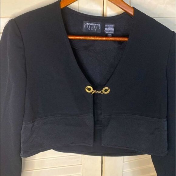 Liz Claiborne Shrug/Crop Jacket - Picture 1 of 4